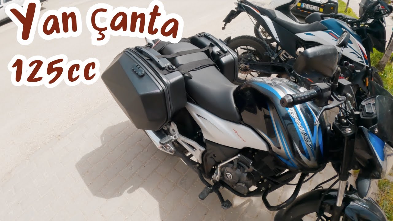 Motosiklete Yan Çanta aldım.