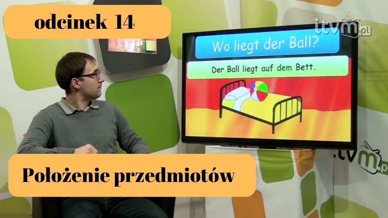 Niemiecki w parę minut 14 - położenie przedmiotów - Dativ - gerlic.pl