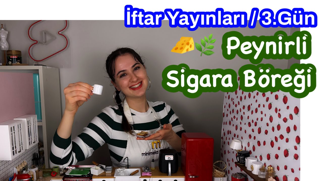 Peynirli Sigara Böreği / İftar Canlı Yayınları 3.Gün #minimelamutfak #sigaraböreği #peynirli