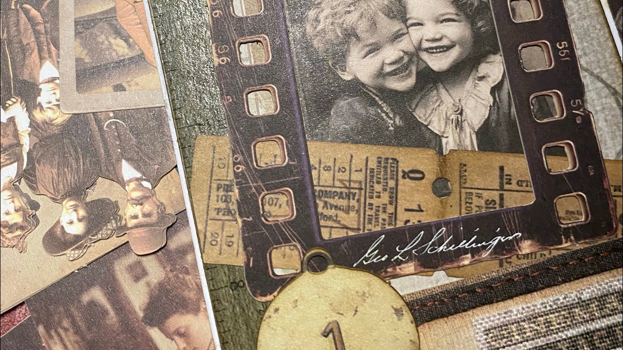 TUTO ALBUM VINTAGE 7EME ET 8EME PAGE