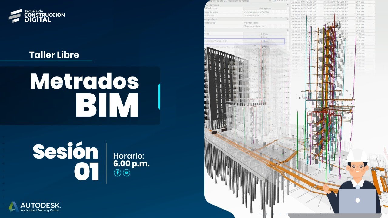 📐Taller | 👷‍♀Metrados con BIM 📏| Sesión 01