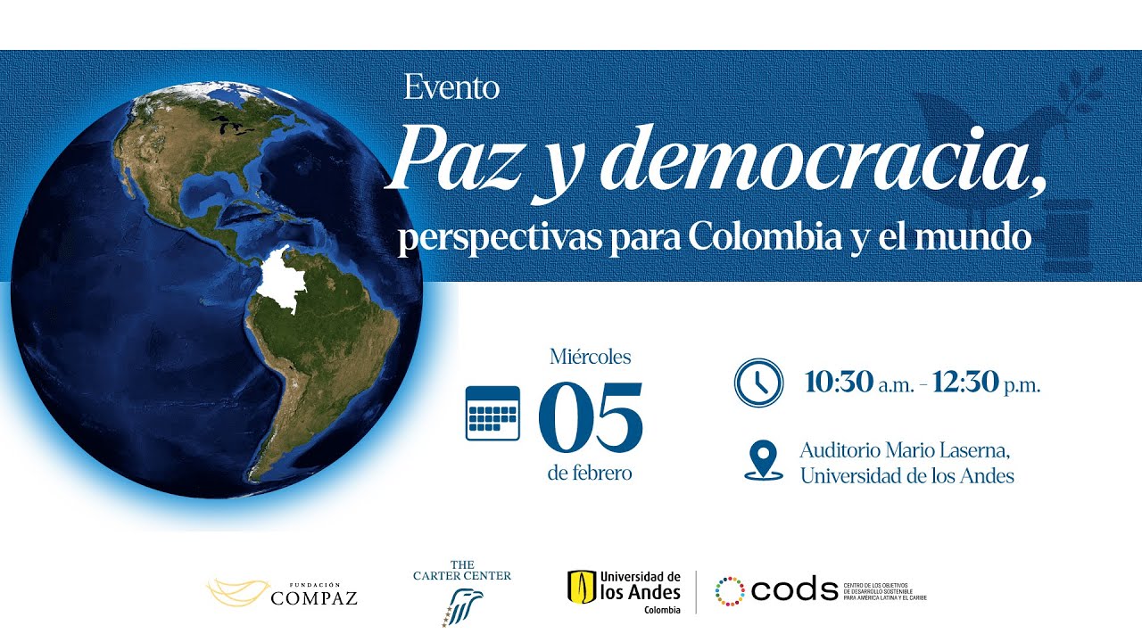 ‘Paz y democracia, perspectivas para Colombia y el mundo’