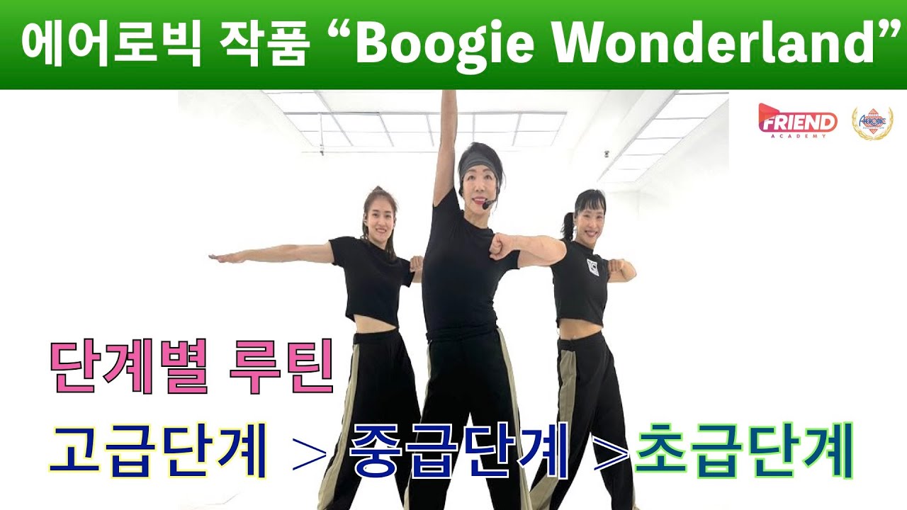 Product by 송영희 #에어로빅스작품 #boogiewonderland #earthwindfire / 단계별 루틴구성 / 고급,중급,초급 