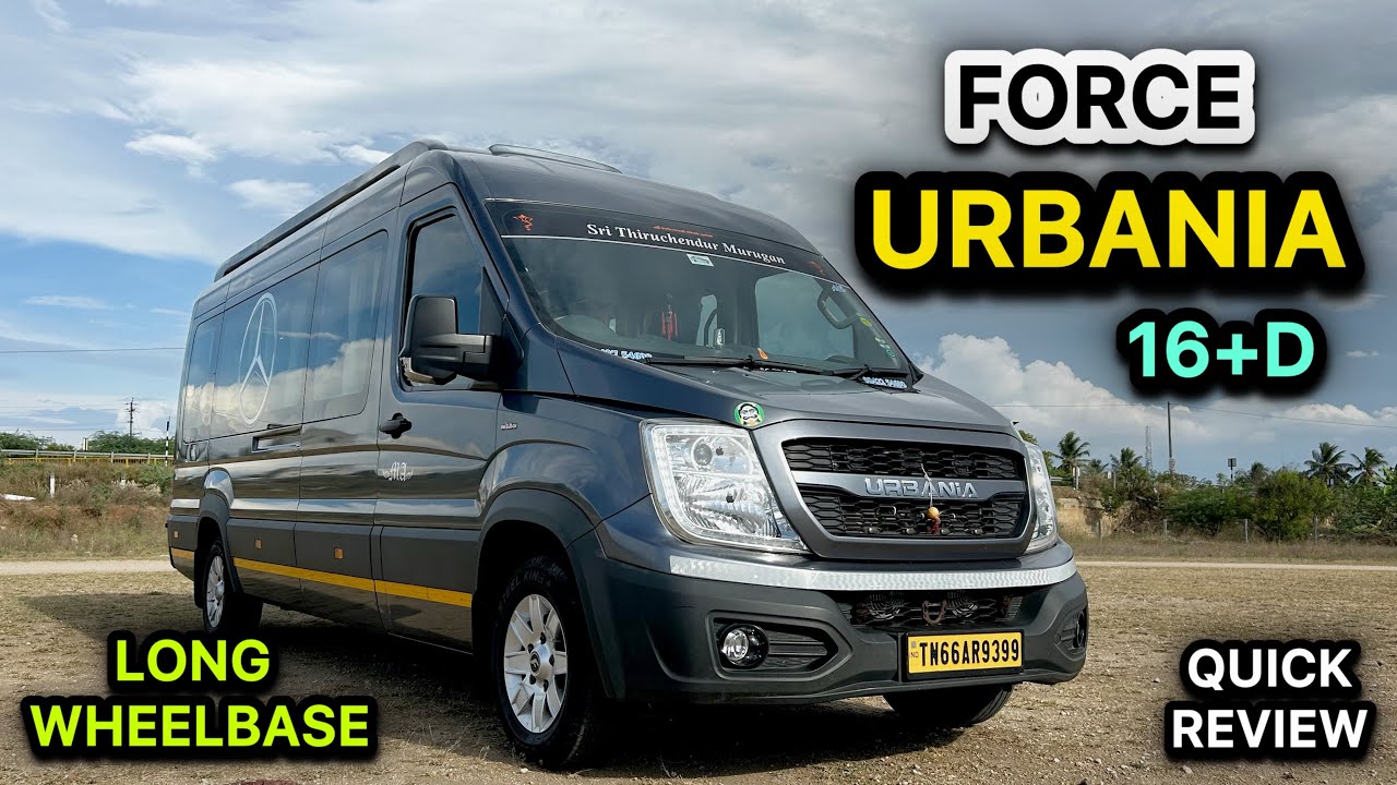 FORCE URBANIA (16+D) TAMIL REVIEW#urbania #forcemotors #force #traveller#touristbus#tours
