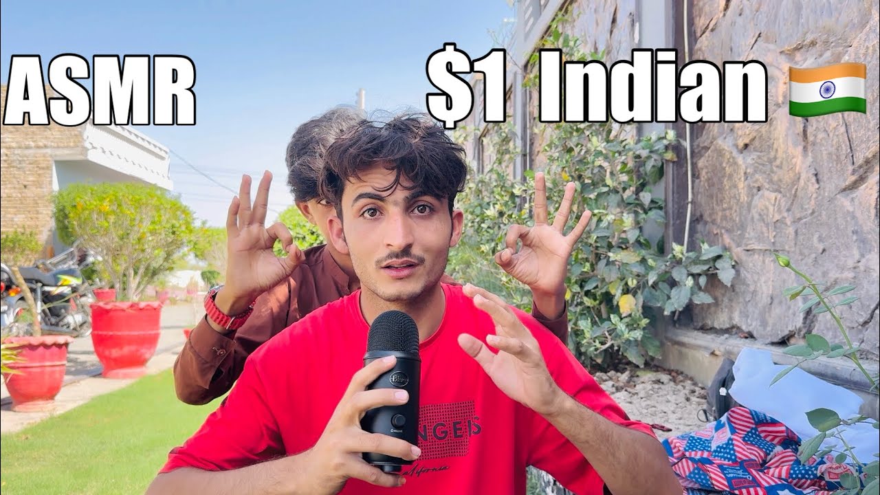 ASMR $1 Indian Head Massage For Sleep | Outdoor 