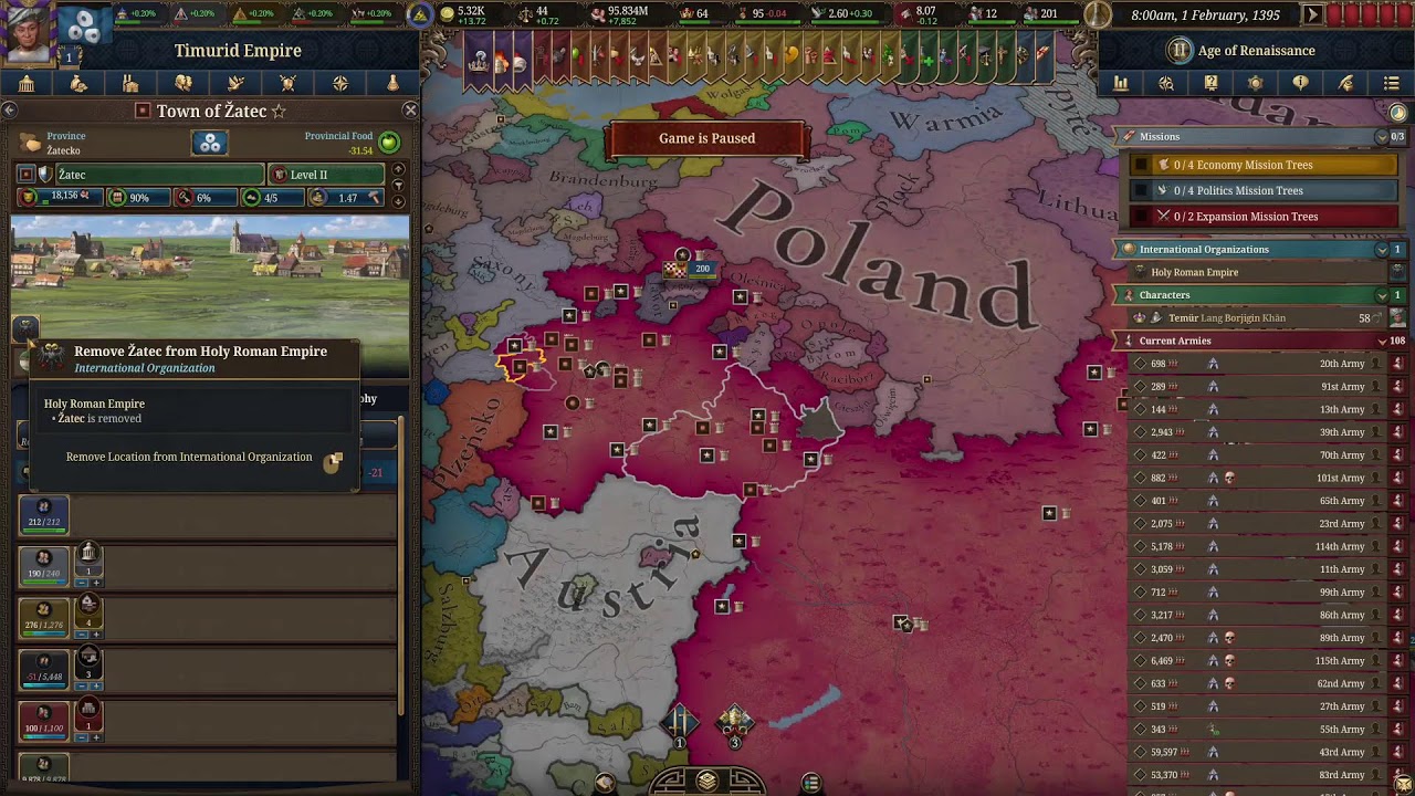 EU5 - Forming the HRE