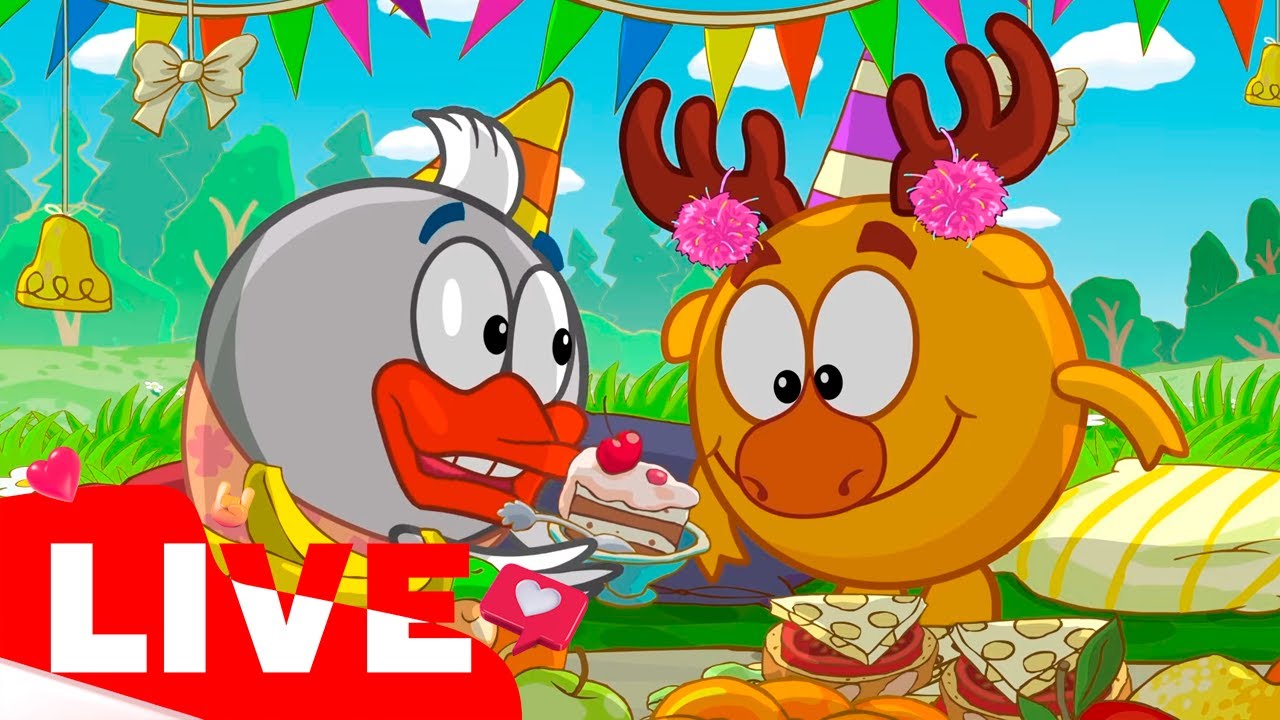 🔴 ПРЯМОЙ ЭФИР! LIVE Смешарики 2D. Новый сезон