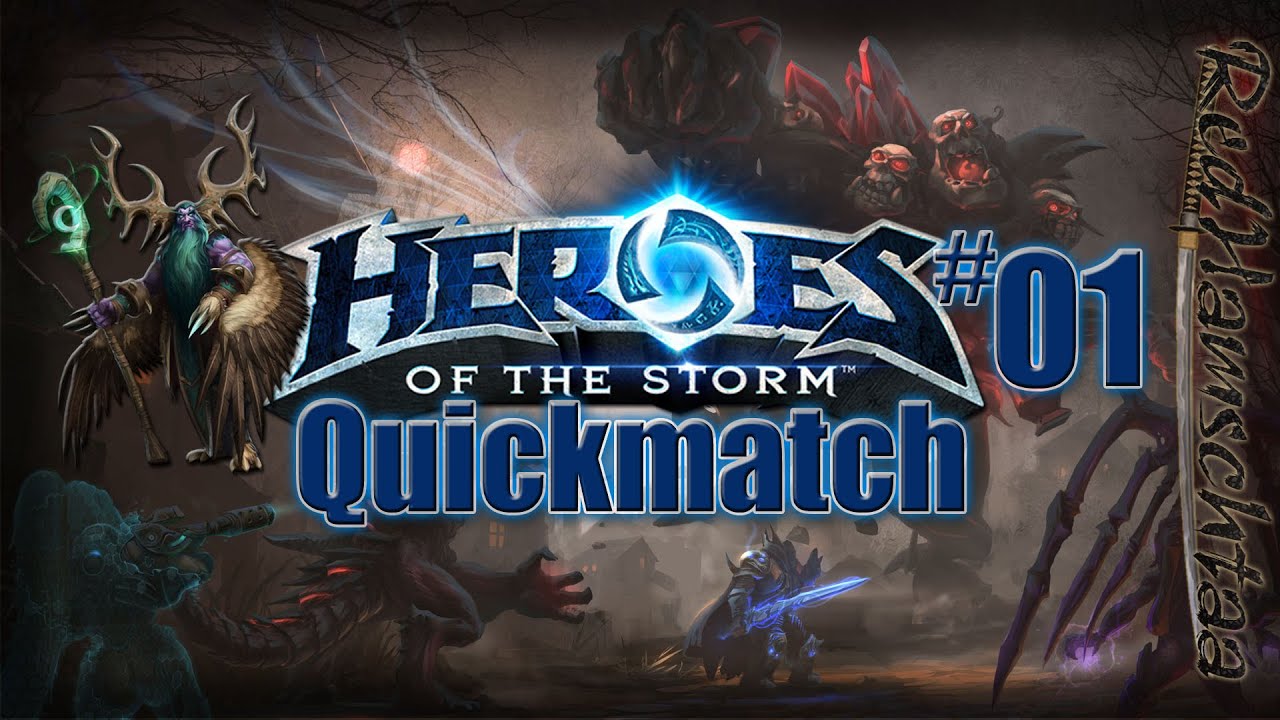Heroes Of The Storm #01 Quickmatch - 3 Healer?