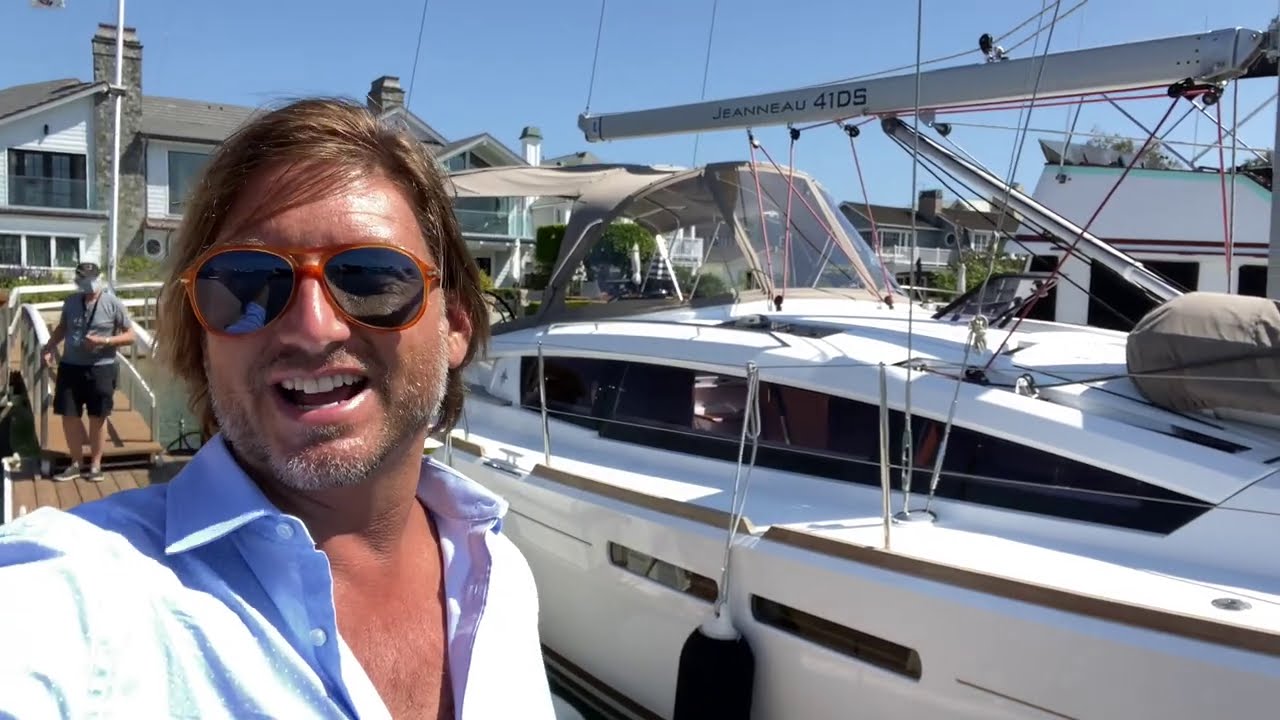 Видеообзор парусной лодки Jeanneau 41DS Deck Salon. Автор: Ян Ван Туйл из IVT Yacht Sales, Inc.