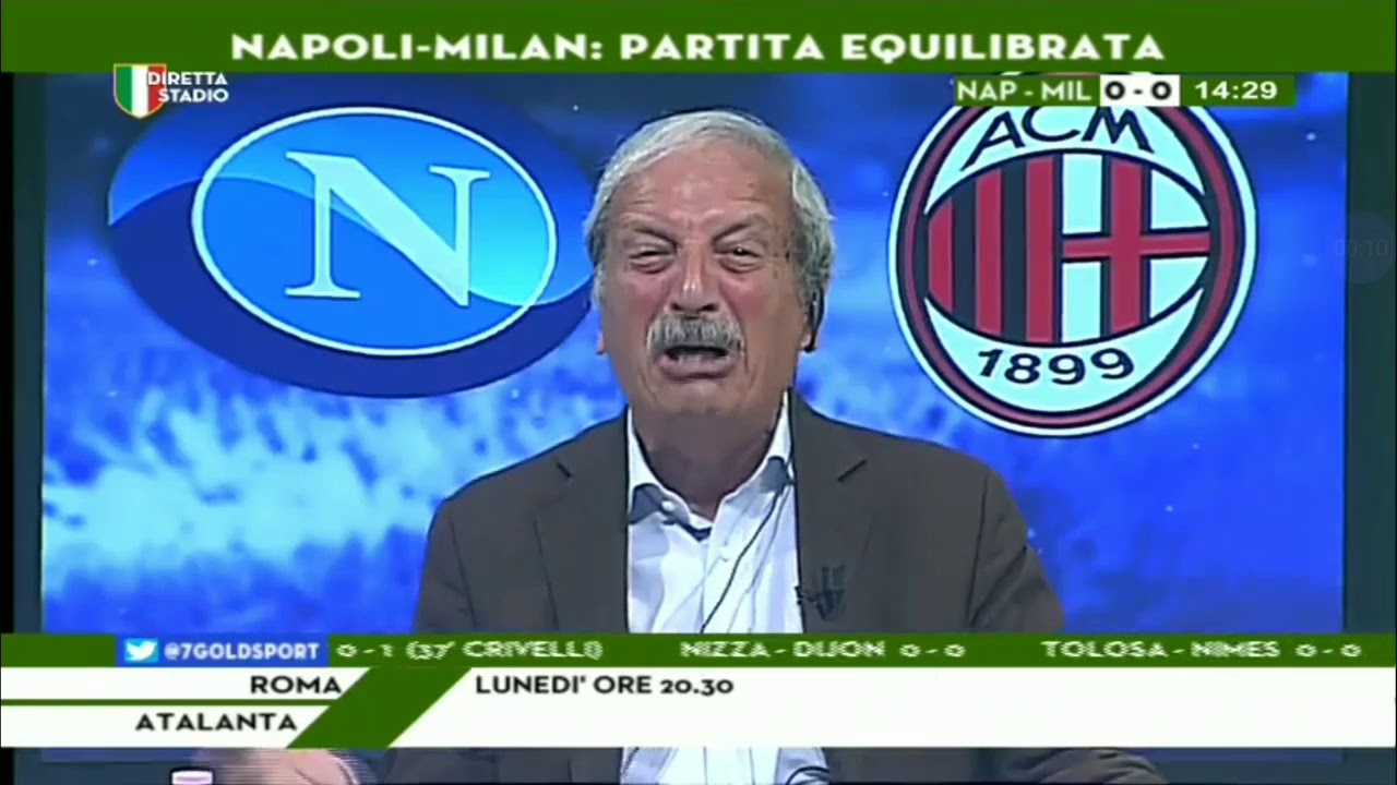 Tiziano Crudeli | Prima le esultanze, poi la disperazione (Napoli 3-2 Milan)