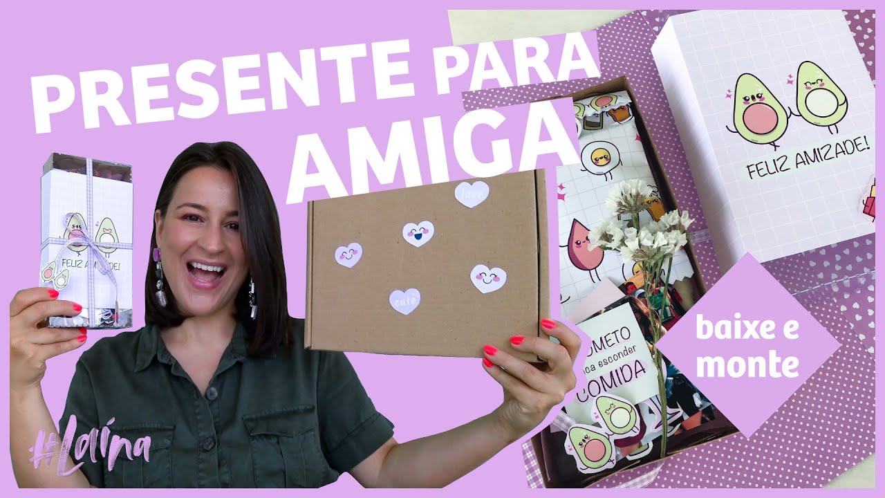 DIY Kits de Presentes Para as Amigas - BAIXE E MONTE | #Laína