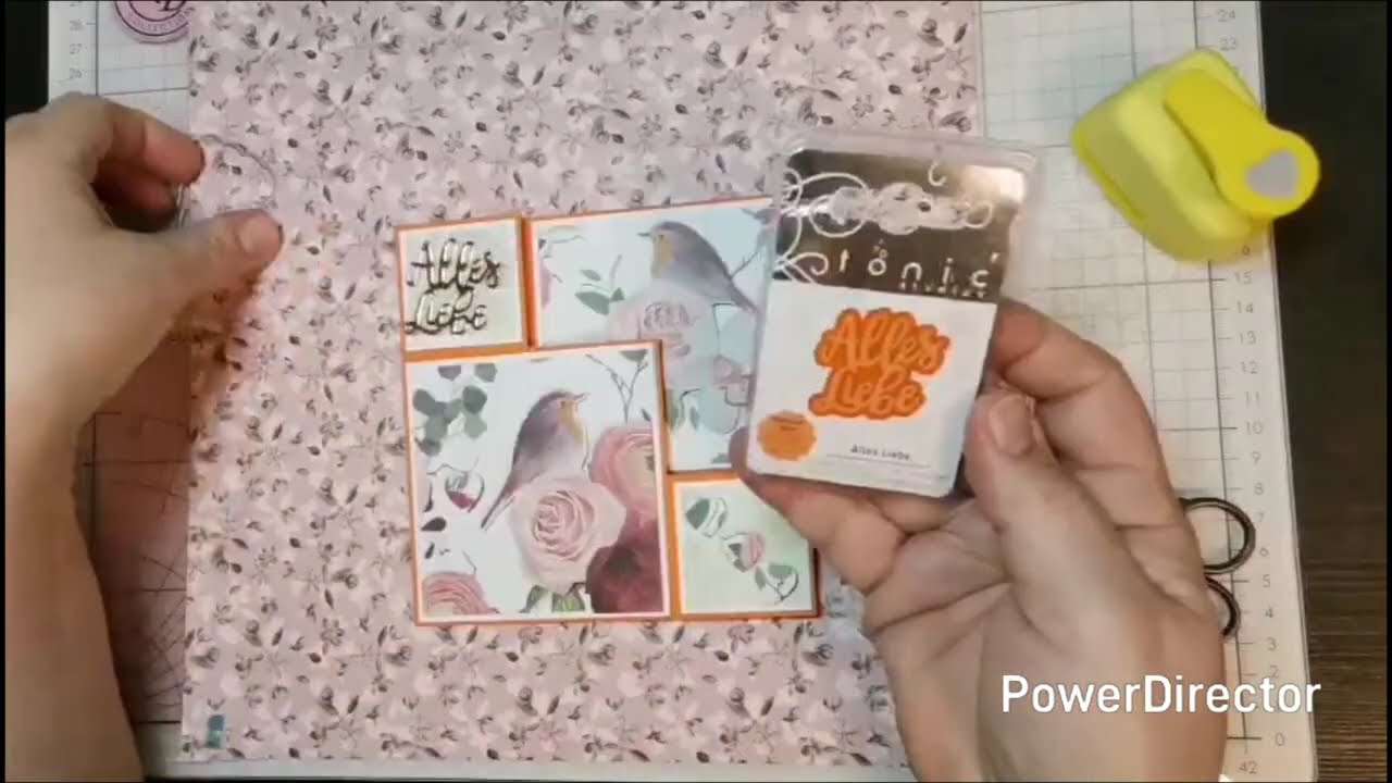 Treppen Pop-up Karte in 3-D gestalten, dekorieren.#diy #cardmaking #deko #inspo #basteln #kreativ