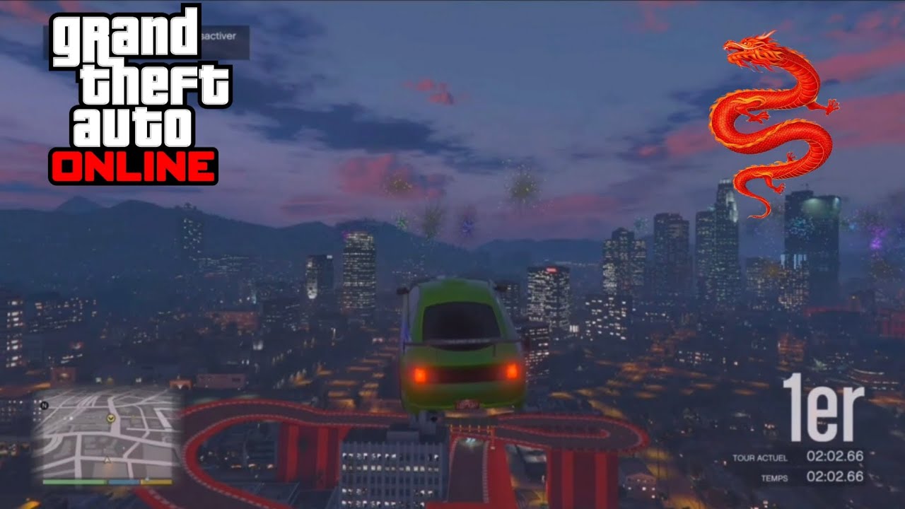 COURSE NOUVEL AN CHINOIS sur Gta Online feat Keni_nou57 