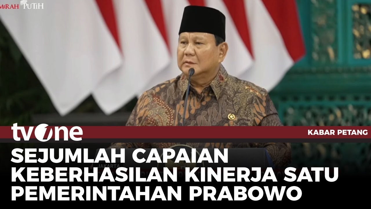 Presiden Prabowo Paparkan Sejumlah Capaian Program Prioritas Selama Setahun | tvOne