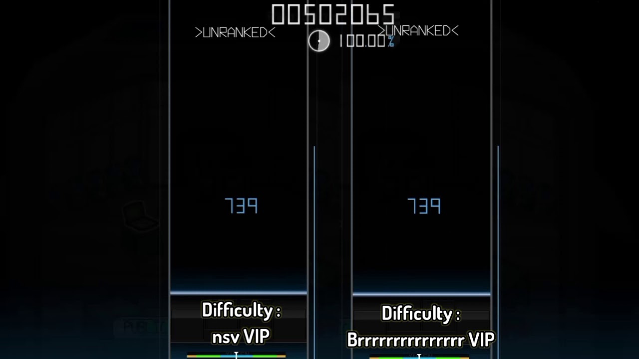 osu!mania || phonon - polyriddim [SIDE BY SIDE DIFFICULTY COMPARISON] (nsv vip & brrrrrrrr vip)