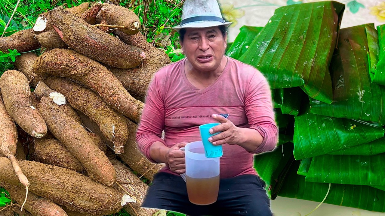 TAMALES de YUCA rellenas de QUESO, la Receta más Facil de preparar | Don Valentin