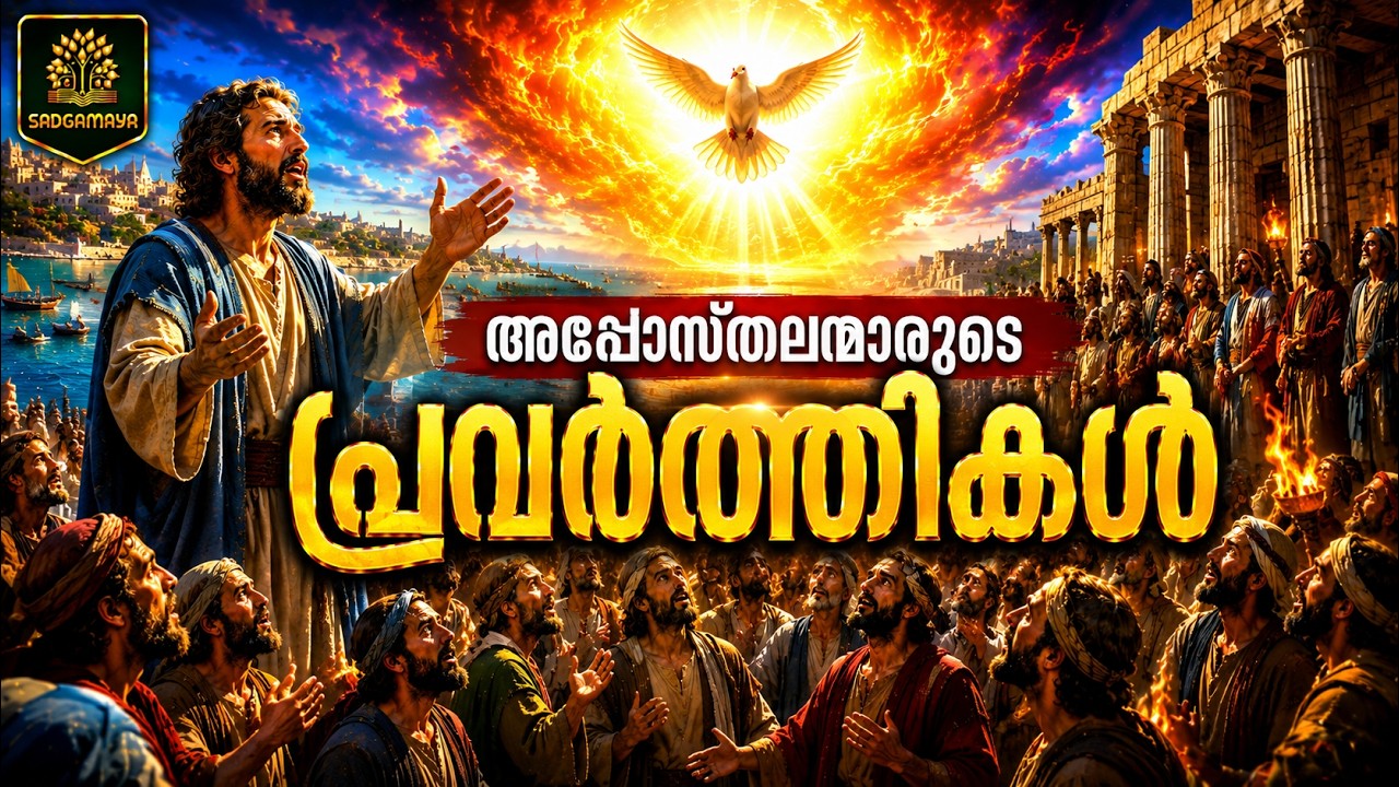 അപ്പൊസ്തലന്മാരുടെ പ്രവൃത്തികൾ | Acts of the Apostles | Audio Bible Malayalam #sadgamaya