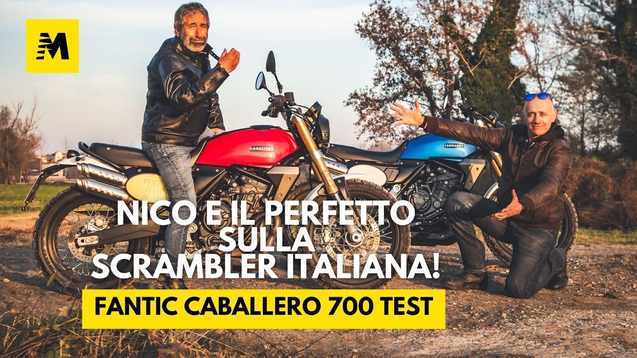 Nico Cereghini e il Perfetto provano le Fantic Caballero 700. SPECIAL TEST su strada e fuori!