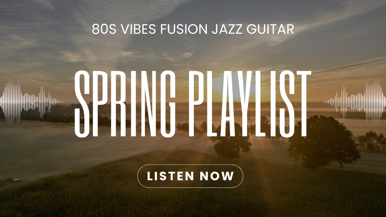 80s Inspired Chill Fusion Jazz | Spring Jazz Instrumental BGM for Studying & Working
