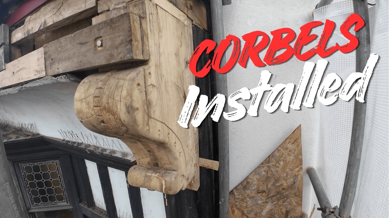 Ремонт исторических деревянных каркасных конструкций | Команда усердно работает над завершением п...