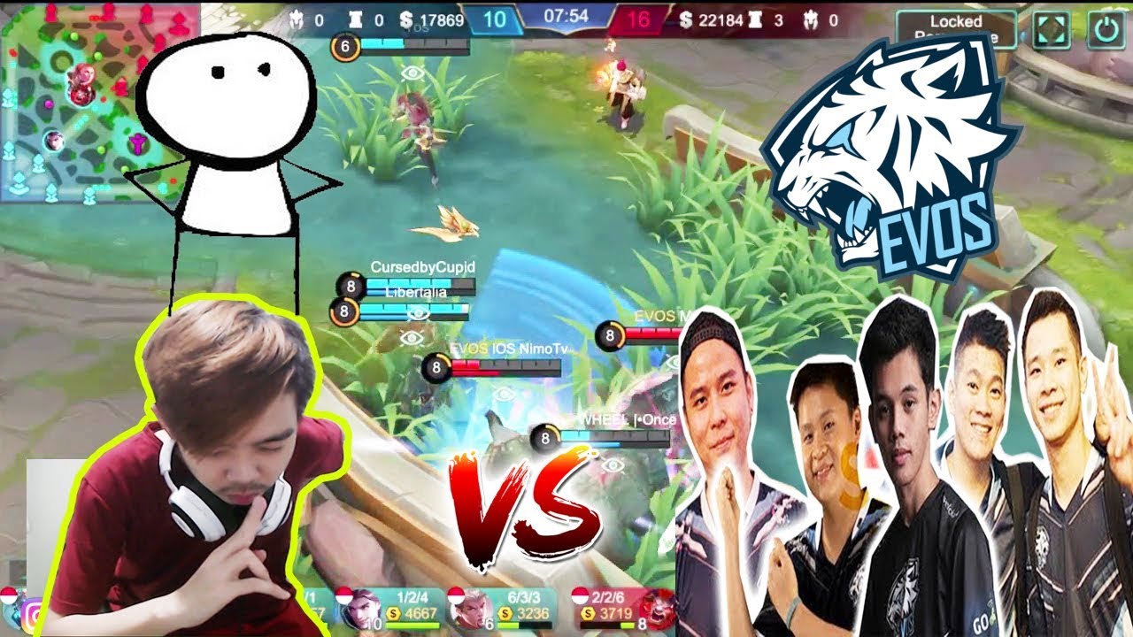 LEOKOCE VS EVOS Wkwkwkkw au ah judulnya intinya lawan evos 😁💝💚💙