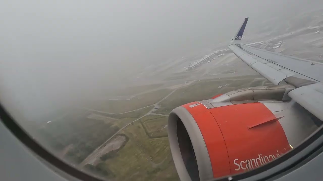 SAS A320NEO Departing Stockholm-Arlanda