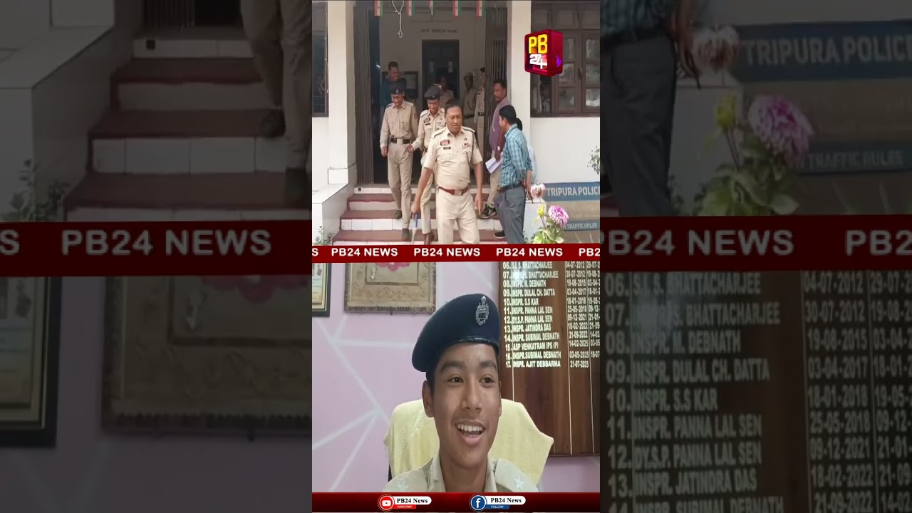 একদিনের জন্য ওসি'র দায়িত্ব পালন করলো বিশ্রামগঞ্জেরস্কুল ছাত্র সুহান দেববর্মা