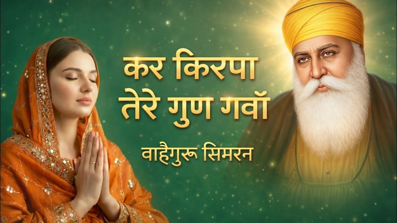 Kar Kirpa Tere Gun Gawan I Gurbani Simran I Waheguru Simran I Gurbani Shabd kirtan