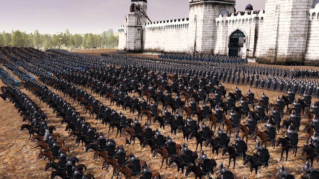 Men of Gondor VS Mordor Easterlings | 22,000 Units | Lord Of The Rings Cinematic Battle