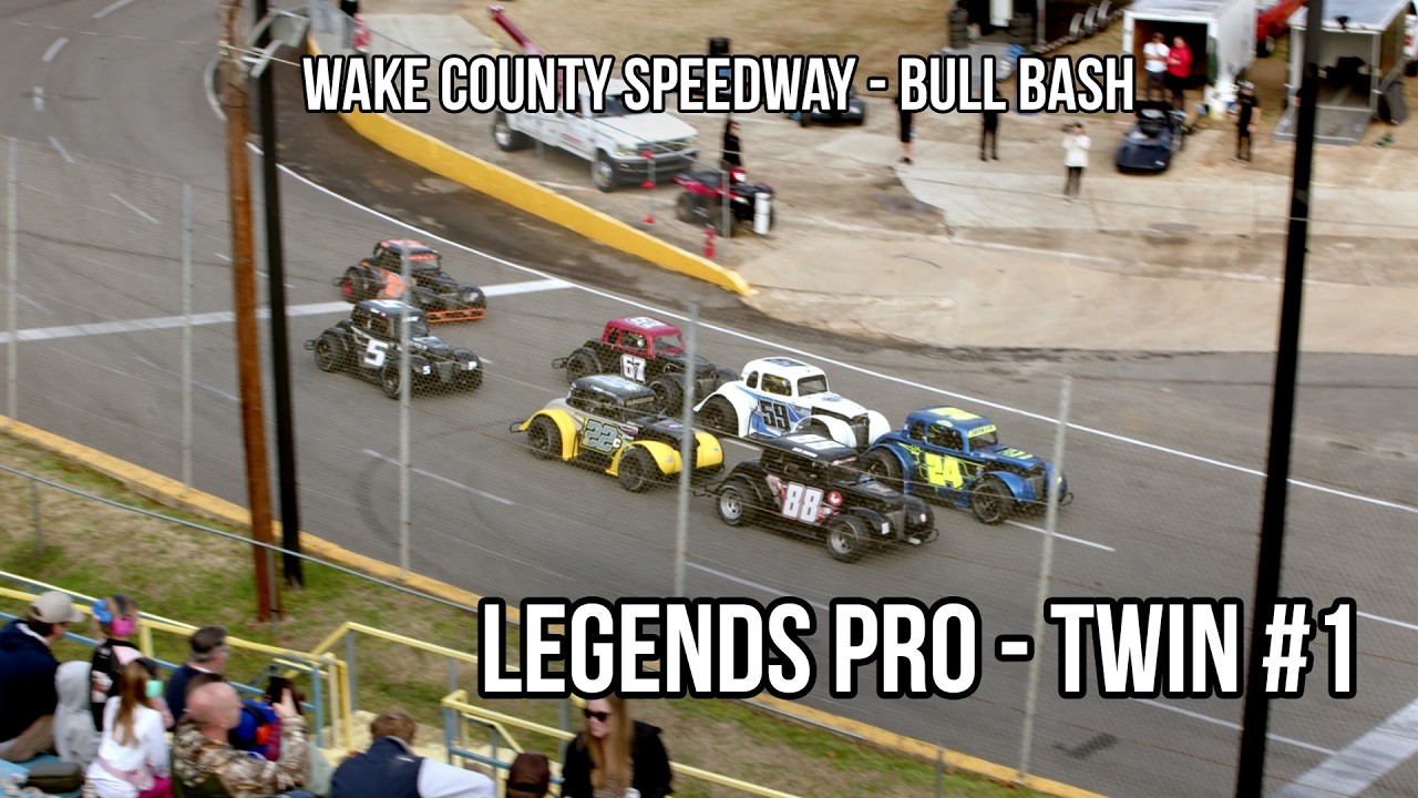 Kicking off the Bull Bash! - Legends Pro Twin#1 - Wake County Speedway