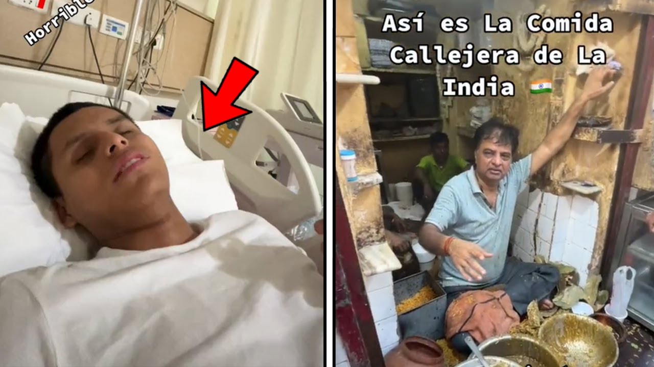 Influencer pierde la vida por comer comida callejera de la INDIA