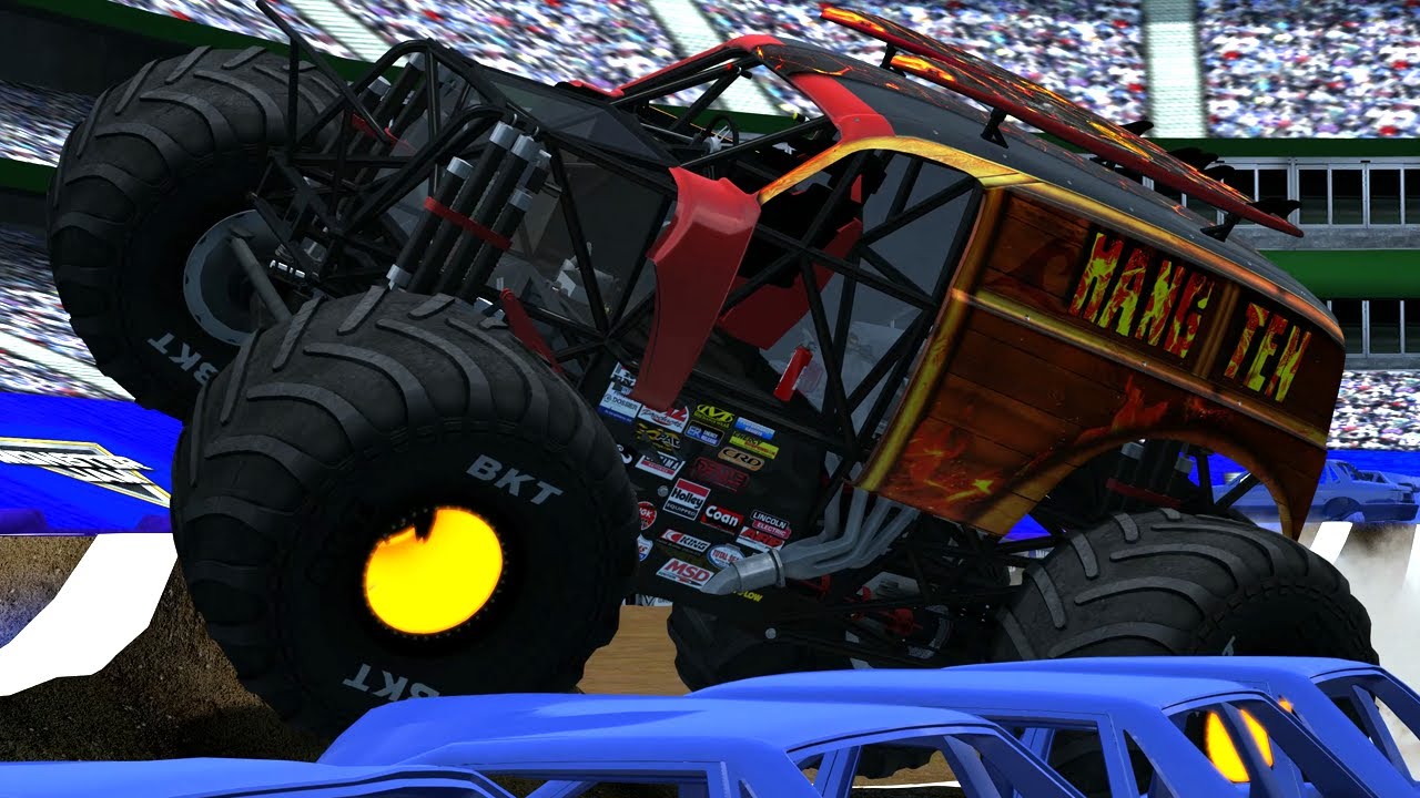 20 Breakable Truck Anaheim 2018 Freestyle - BeamNG.Drive Monster Jam