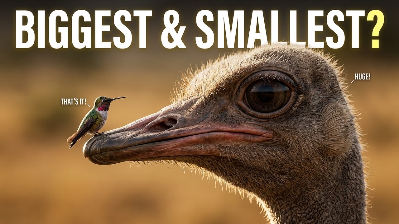 From the biggest bird to the smallest birds who are they!
