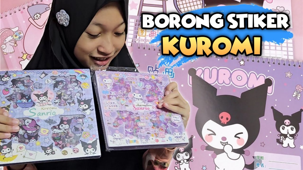 Jurnal Bercerita Aqilla - Dekorasi Journal Sticker Lucu Kuromi VS My Melody Part 1 ♥ Aqilla's Diary