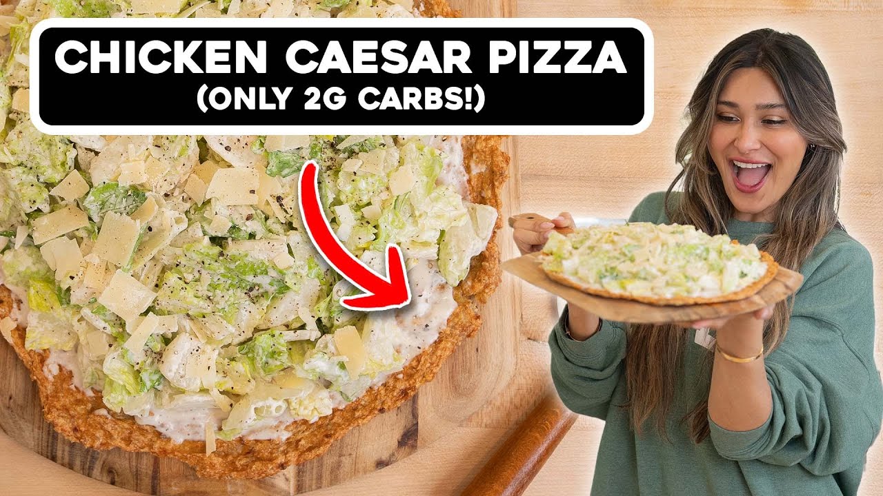 You’ll Never Buy Pizza Again! | Homemade | Chicken Crust | Low Carb | Weight Loss