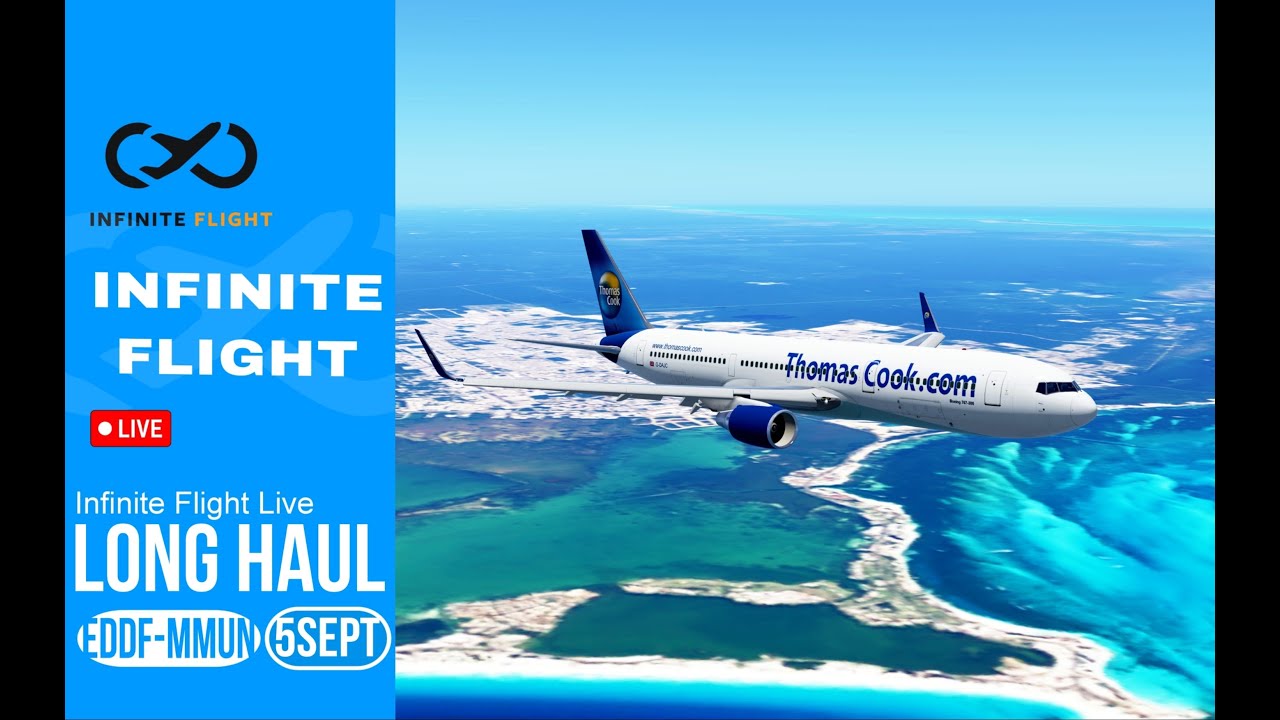 Frankfurt(EDDF)-Cancun(MMUN)/Condor B767/Infinite Flight live