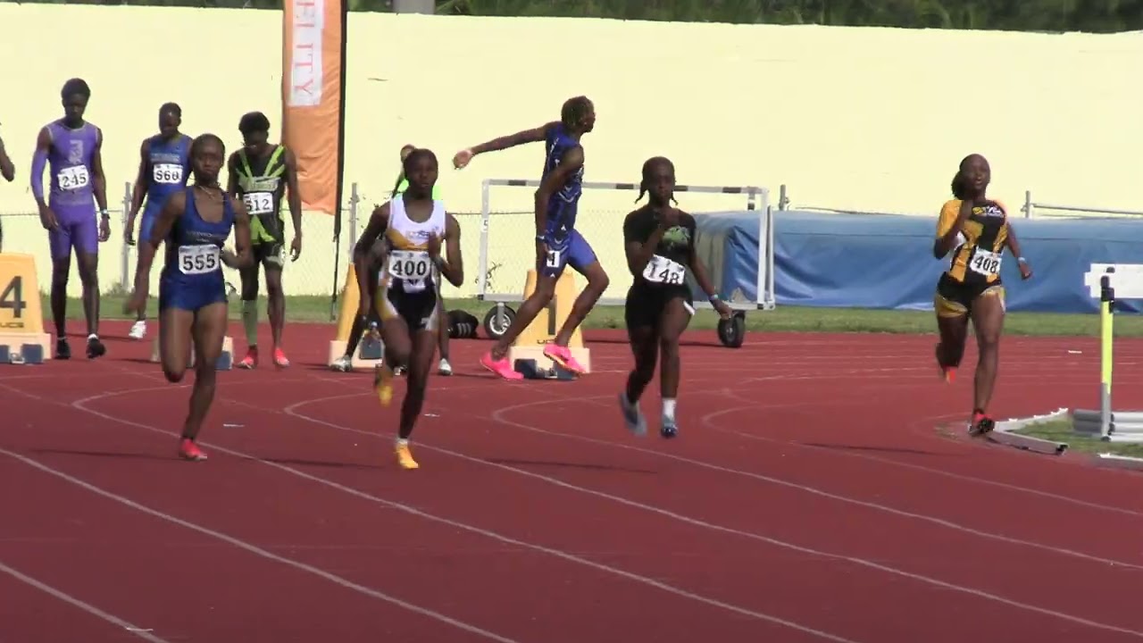 Wolf Pack Under 20 Women 100m FInals