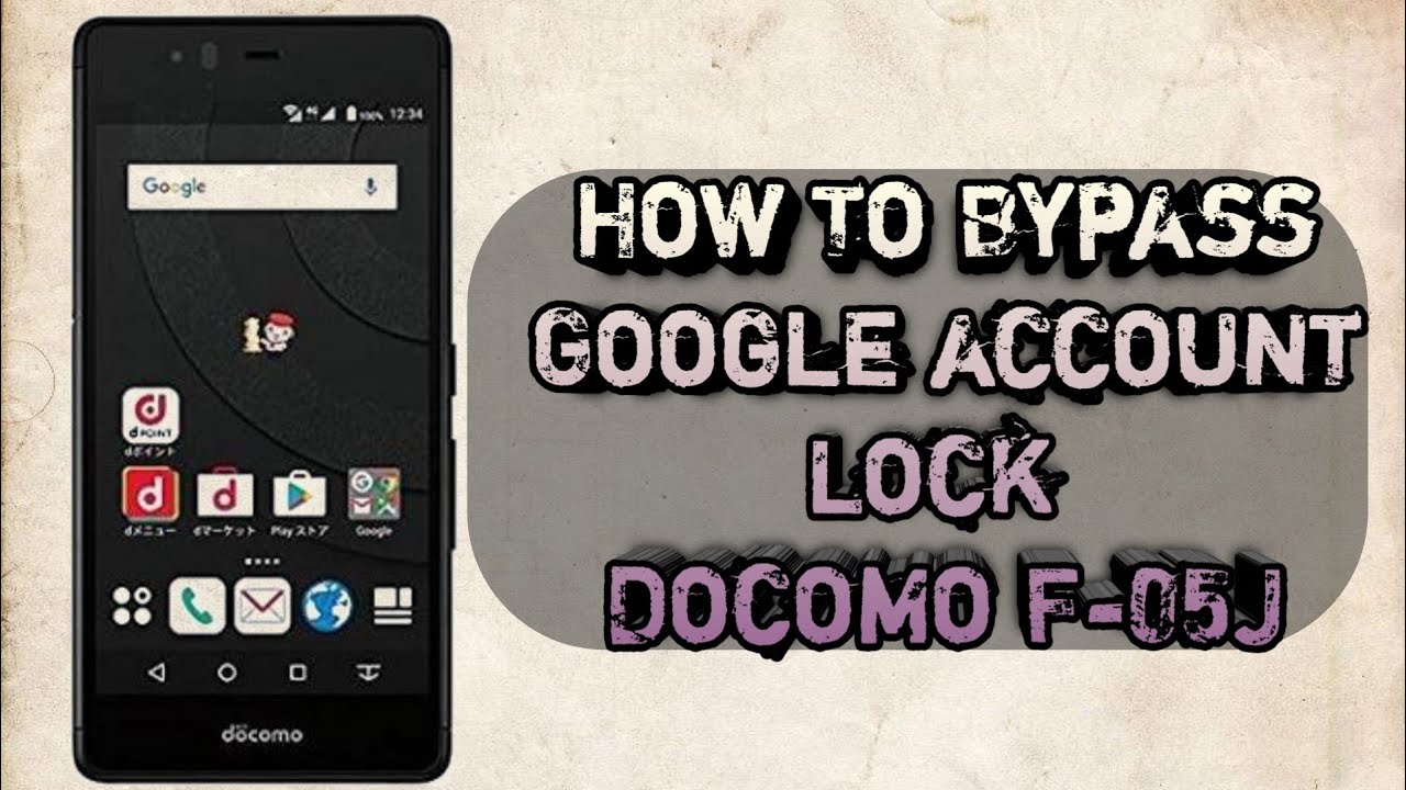 Как обойти блокировку аккаунта Google на Docomo F-05J | обойти блокировку FRP на Docomo F-05J