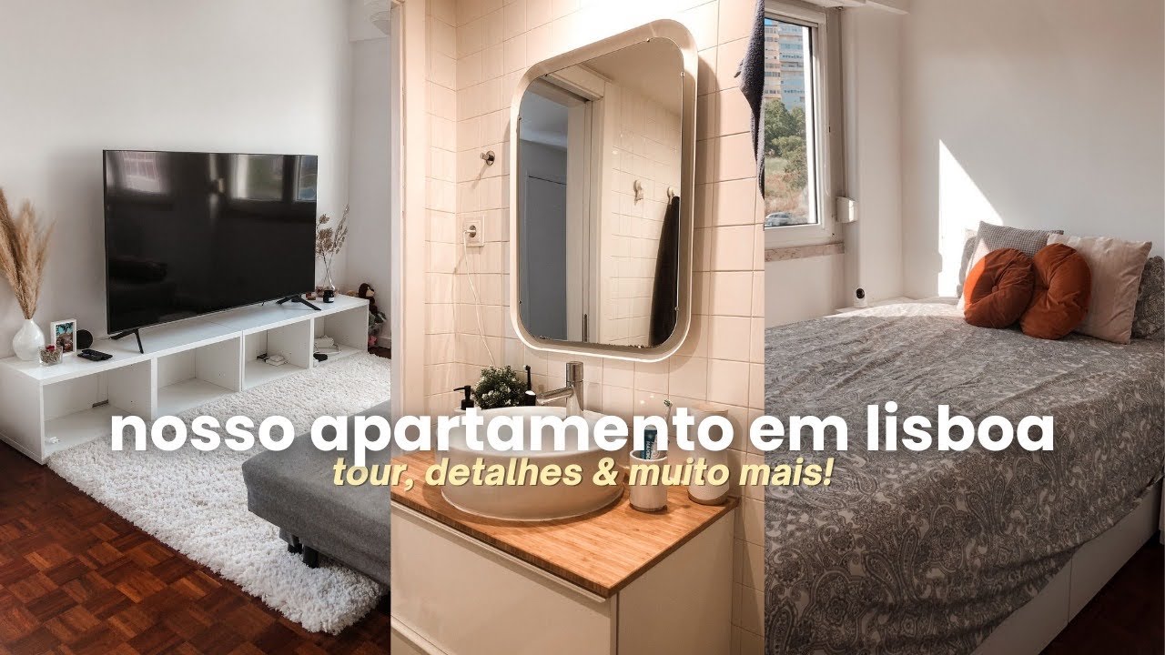 TOUR PELO NOSSO APARTAMENTO EM PORTUGAL 🇵🇹