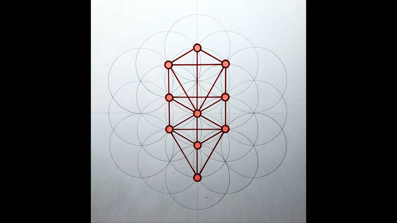 A Árvore da Kabbalah na Flor da Vida / Geometria Sagrada
