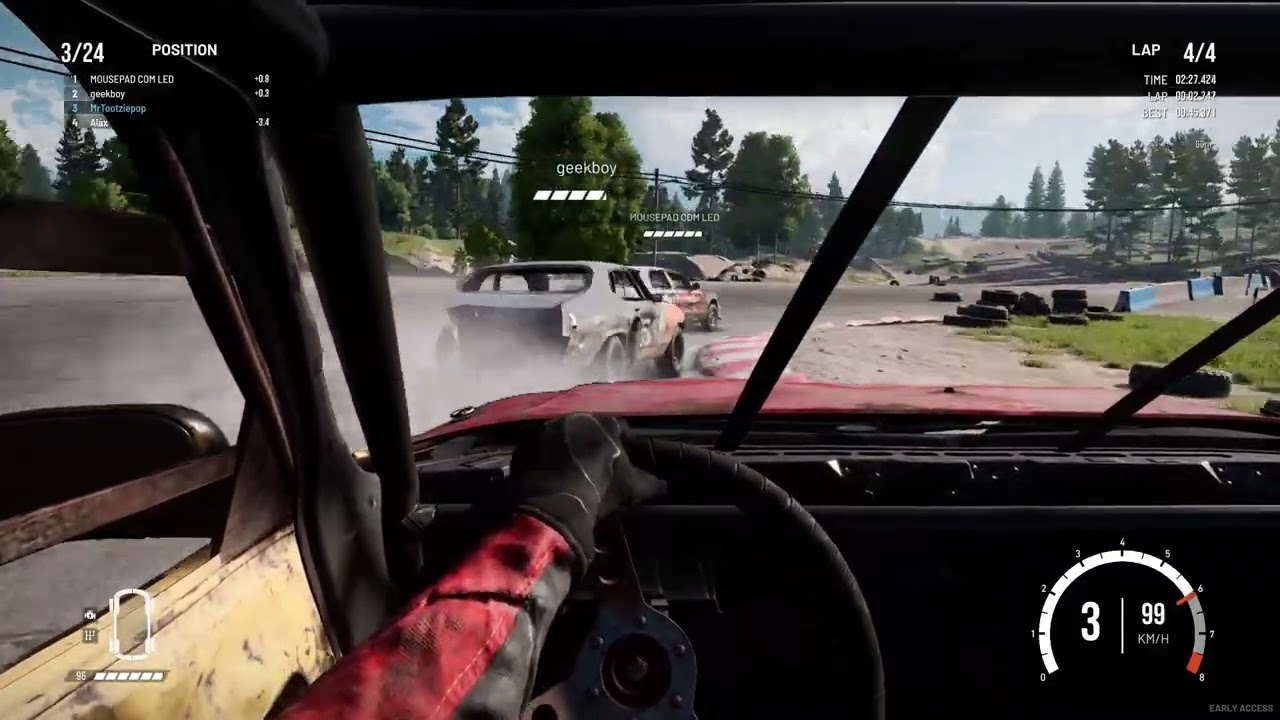 Wreckfest 2 - Surviving the Canyon and pushing in the Mud!!!