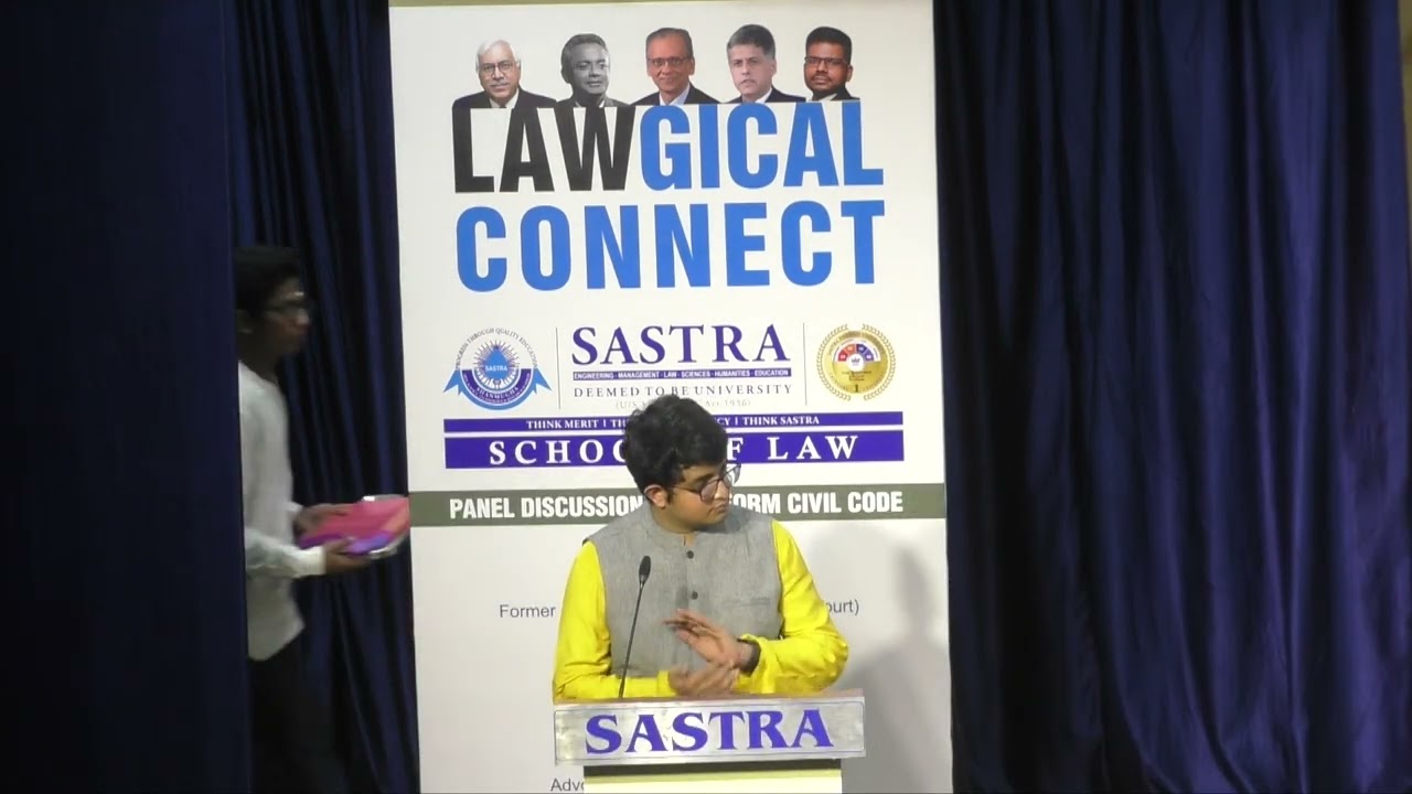 SASTRA UNIVERSITY LAWGICAL CONNECT ON UCC - AUG 5, 2023