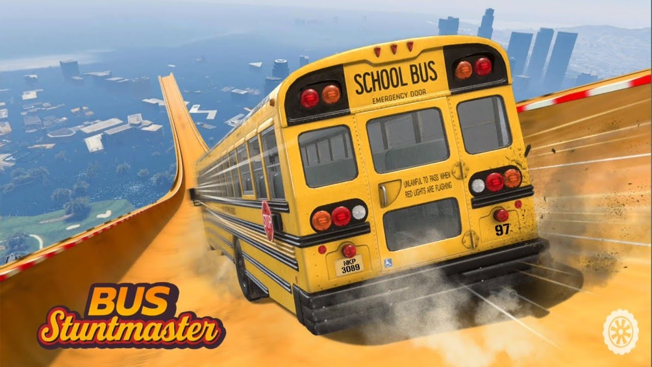 Mega Ramp Sport Bus 🚌 Racing 3D  - Extreme Car Stunts -Android Gameplay