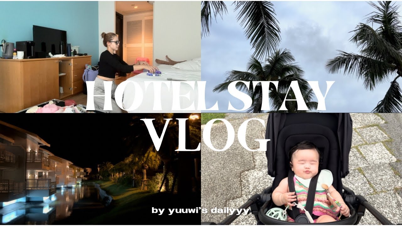 【家族VLOG】オクマプライベートリゾートへ宿泊🏝️生後4ヶ月初プール👶🏼ラブトランジット❤️‍🩹