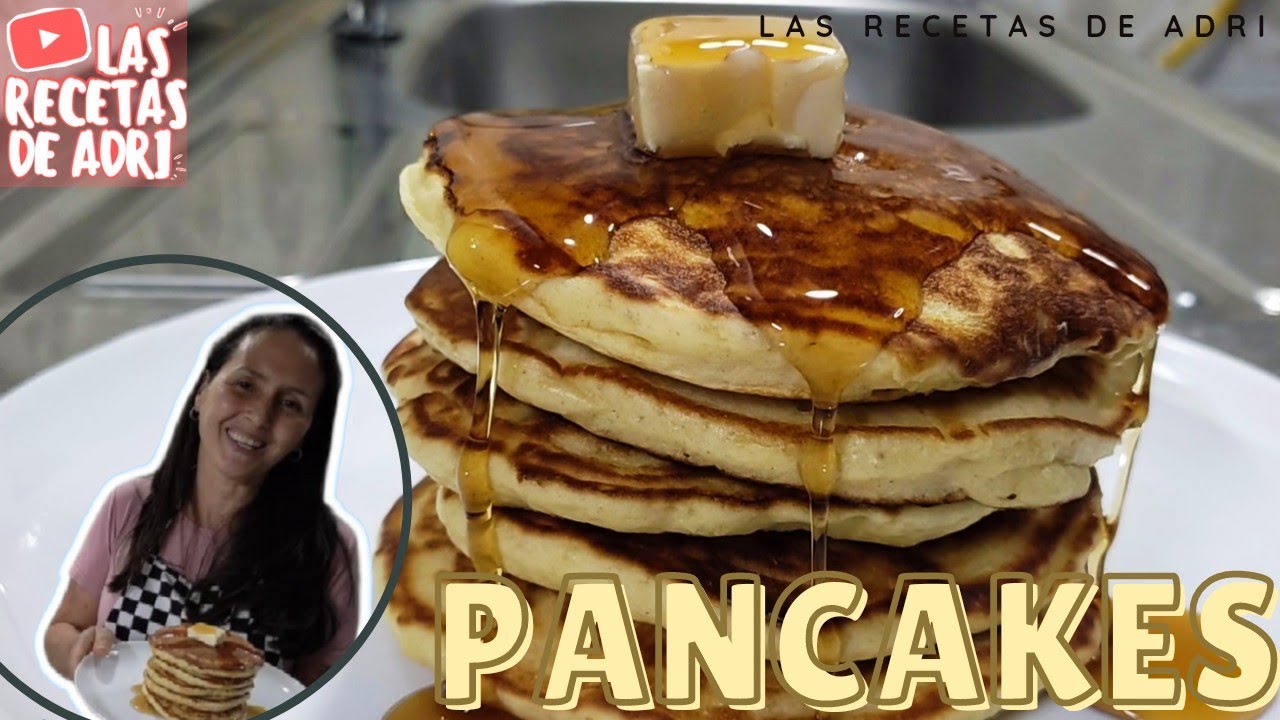 PANCAKES O TORTITAS AMERICANAS CASERAS Y ESPONJOSAS | Las Recetas de Adri