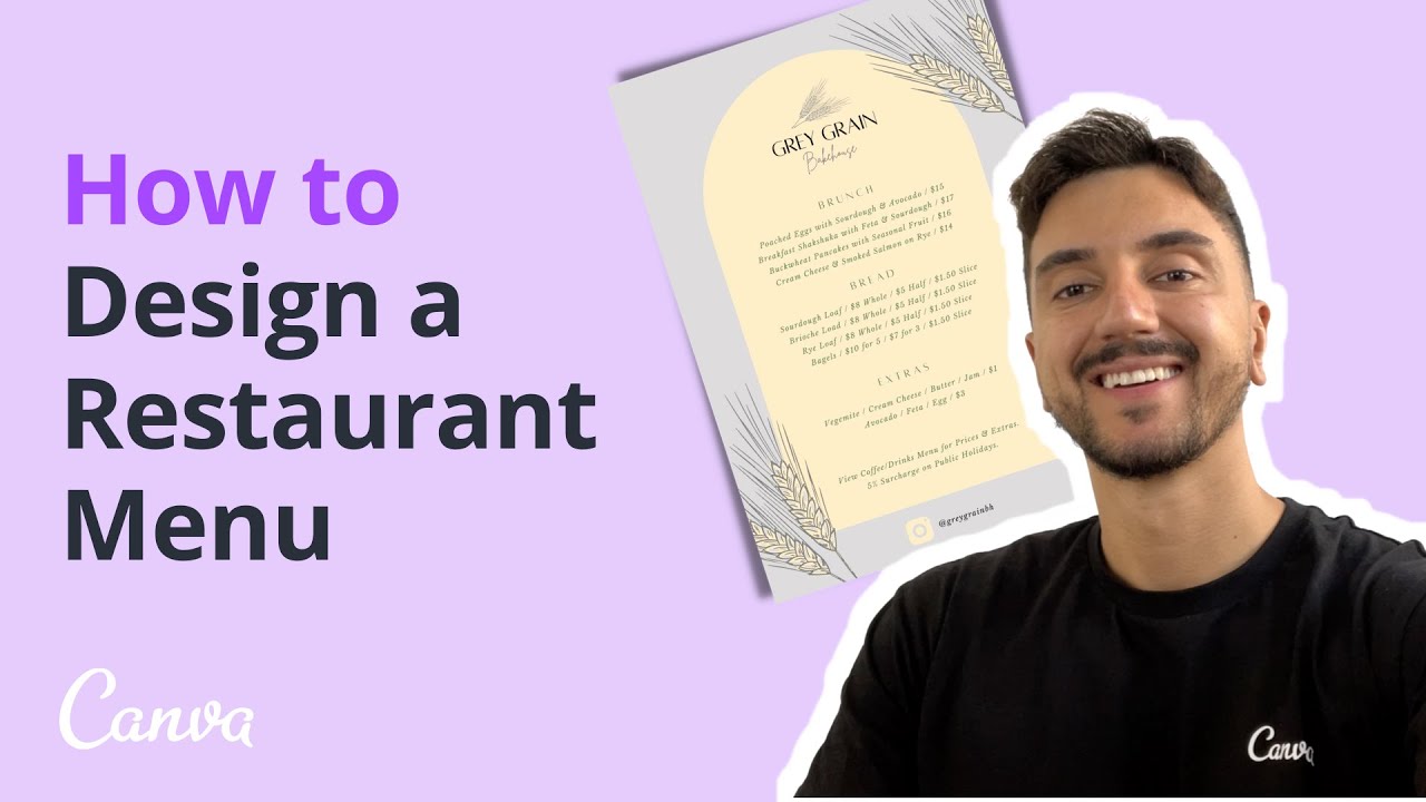 How to Create a Simple Restaurant Menu with Canva