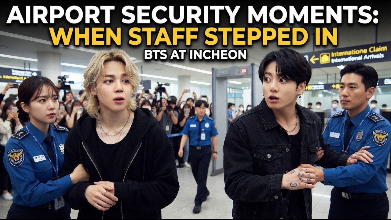 THEY TRIED TO HIDE IT! Watch the Moment Staff FORCED Jungkook Away From Jimin at the Airport!