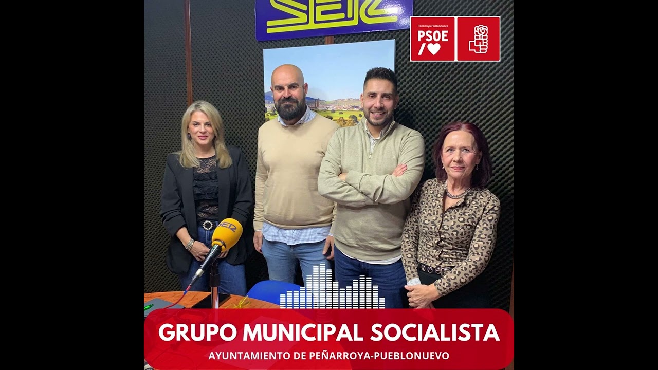 Grupo Municipal Socialista - Febrero 2026 - Radio Peñarroya Cadena SER - PSOE Peñarroya-Pueblonuevo