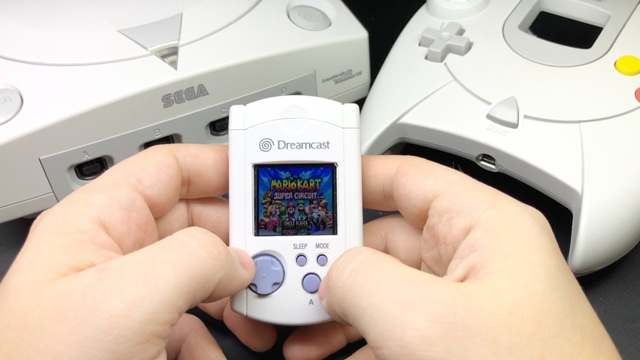 VMµ — портативная игровая консоль RetroPie внутри Sega Dreamcast VMU