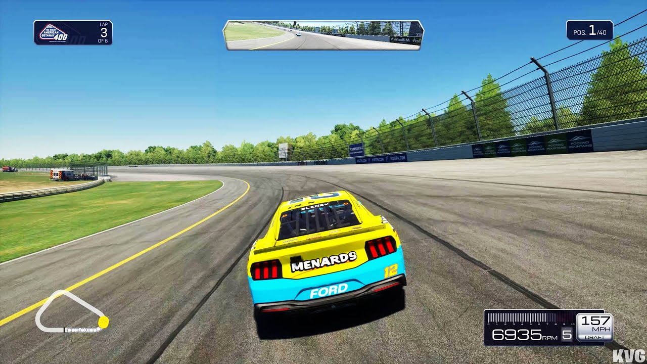 NASCAR 25 - #12 Ryan Blaney (Ford) - Gameplay (PS5 UHD) [4K60FPS]